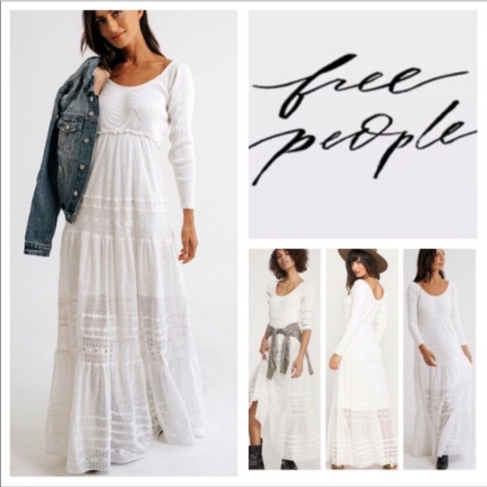 NWOT Free People Earth Angel Maxi Dress